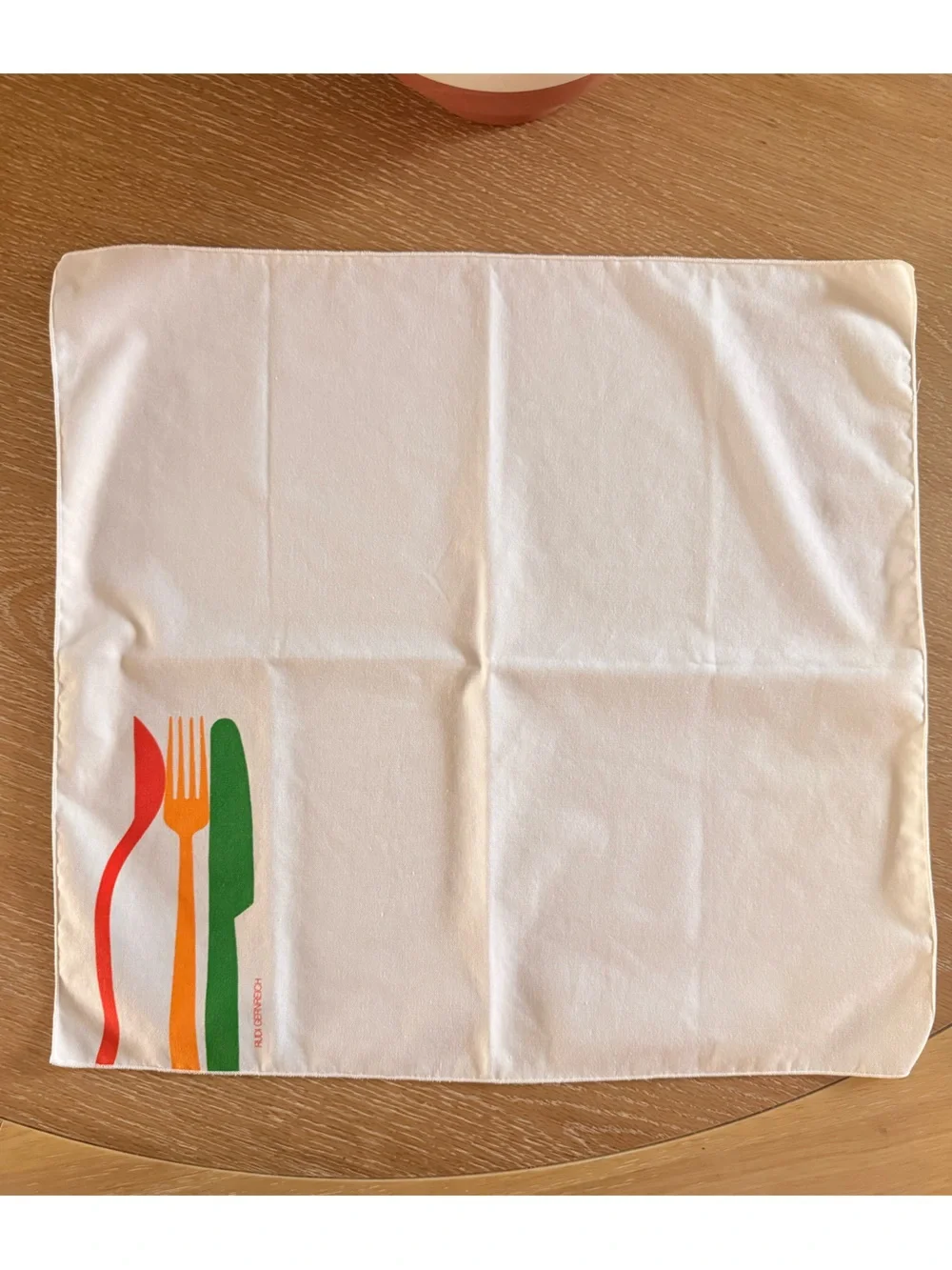 Vintage Rudi Gernreich Cloth Dinner Napkin